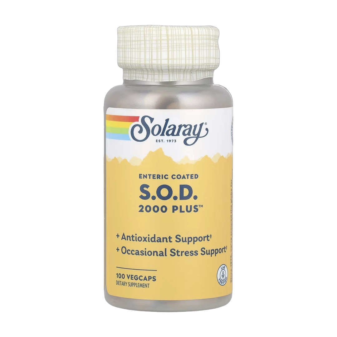 Solaray, Enteric Coated S.O.D. 2000 Plus™, 100 VegCaps
