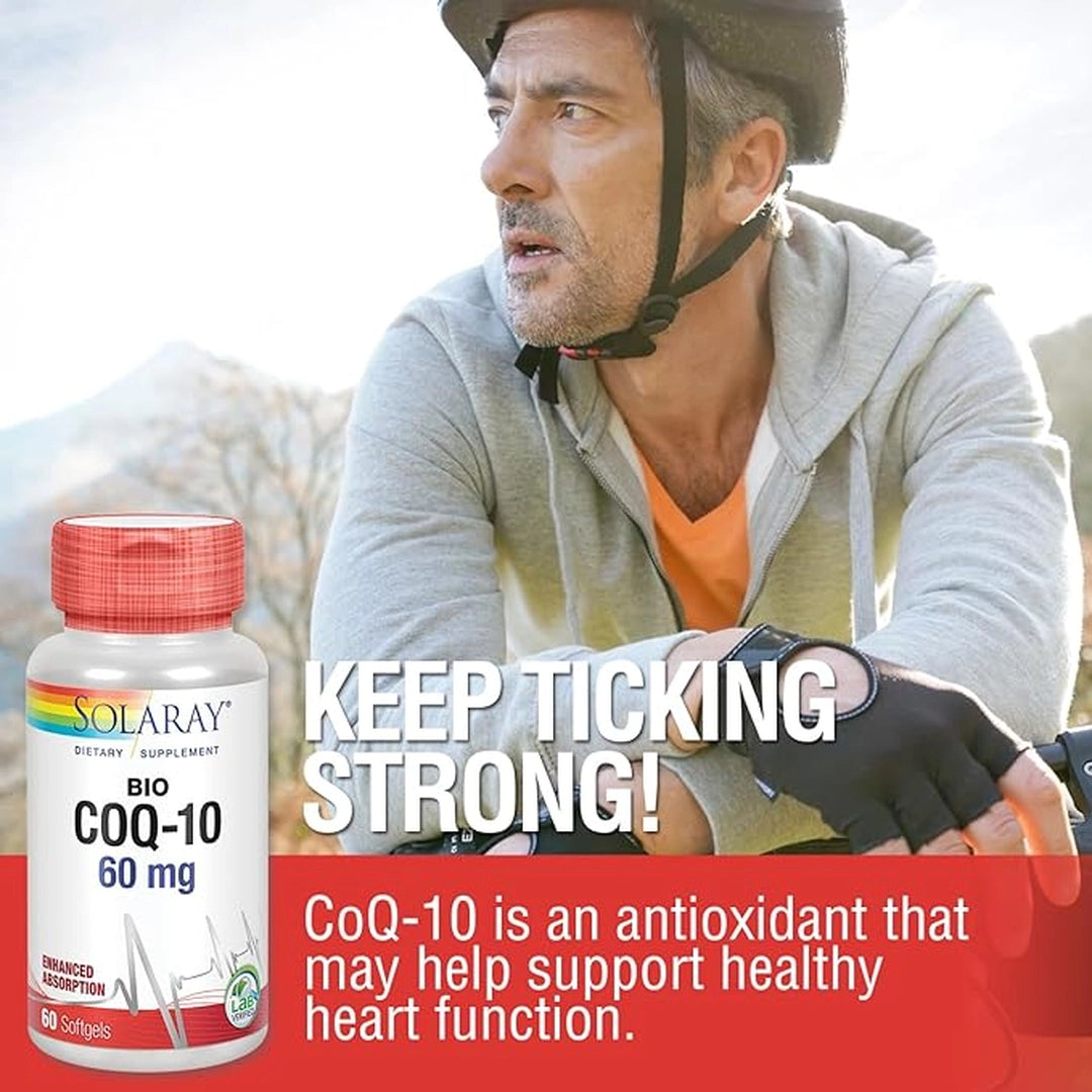 SOLARAY, Bio CoQ-10, 60 mg, 60 Softgels