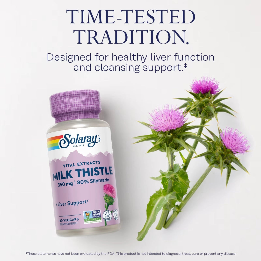 Solaray, Vital Extracts, Milk Thistle , 60 VegCaps