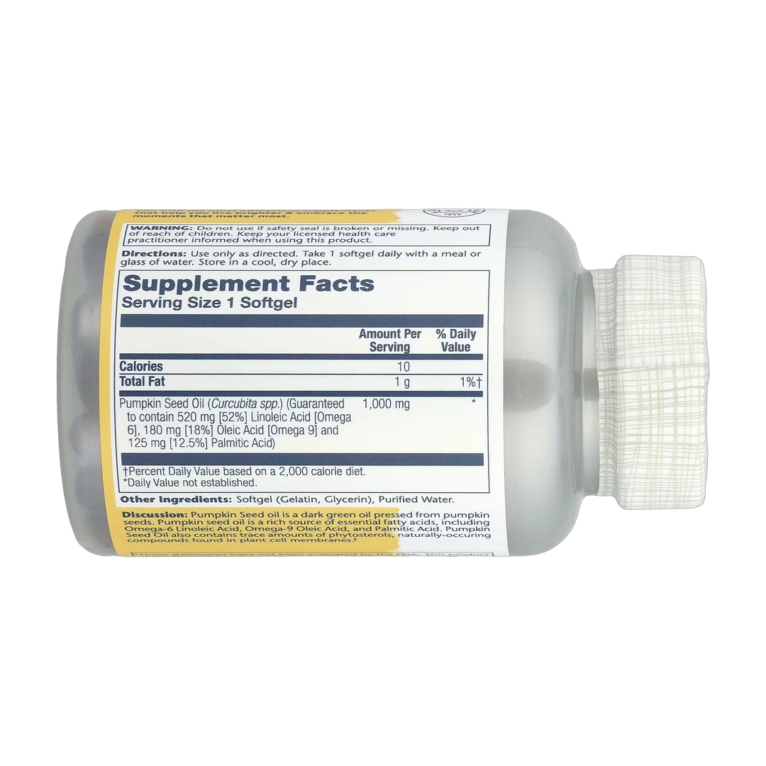 Solaray, Pumpkin Seed Oil, 1,000 mg, 90 Softgels