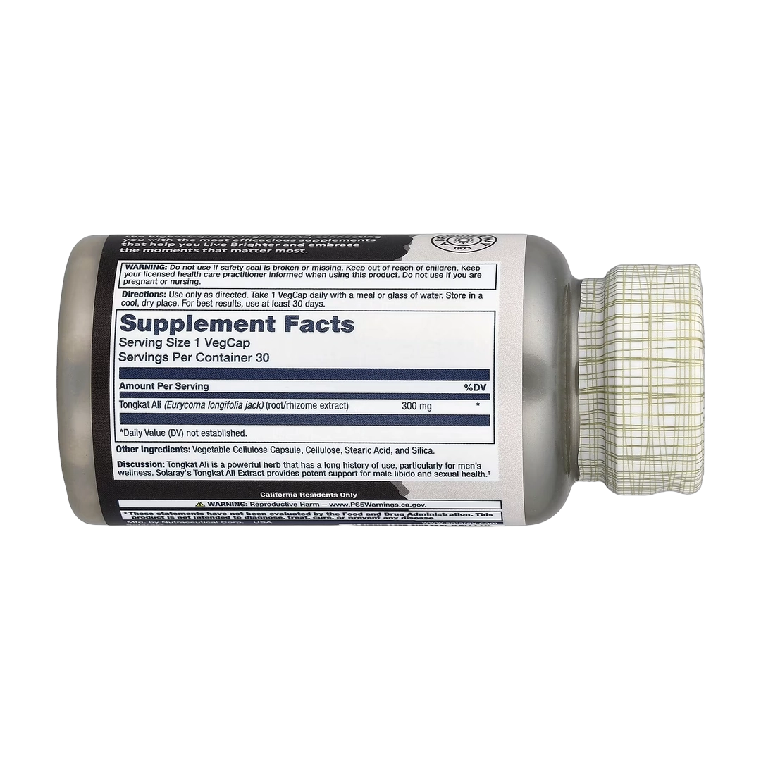 Solaray, Men's Tongkat Ali Extract, 300 mg, 30 VegCaps