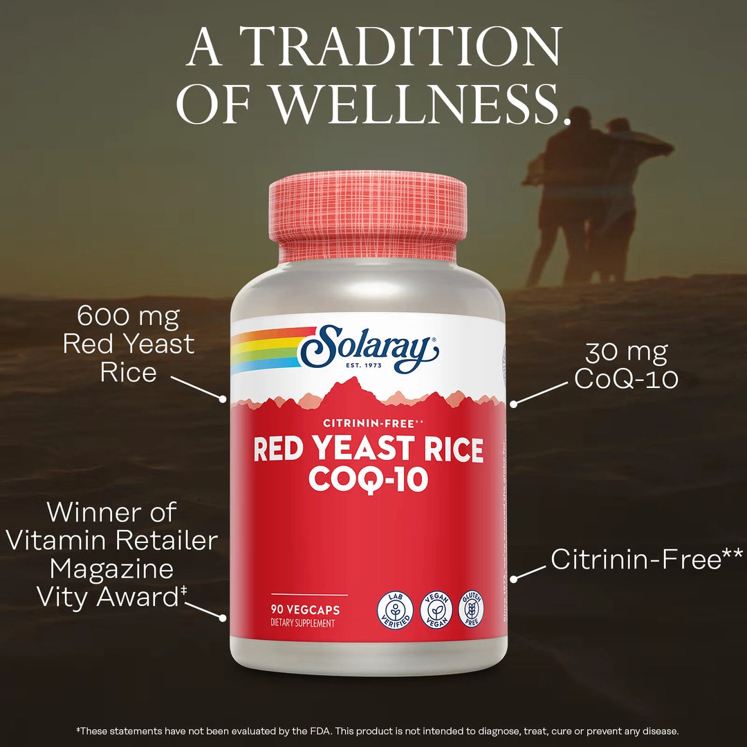 Solaray, Red Yeast Rice CoQ-10, 90 VegCaps