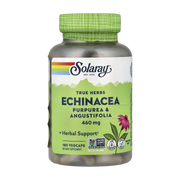 Solaray, True Herbs, Echinacea, 460 mg, 180 VegCaps