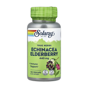 Solaray, True Herbs, Echinacea Elderberry, 100 VegCaps