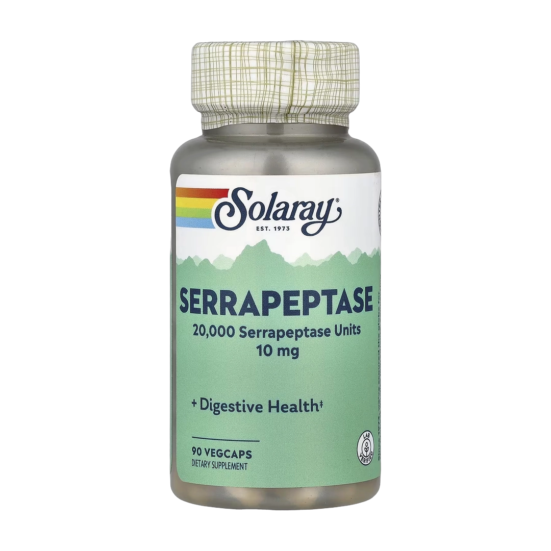 Solaray, Serrapeptase, 10 mg, 90 VegCaps
