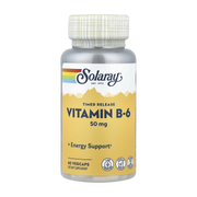 Solaray, Timed Release, Vitamin B-6, 50 mg , 60 VegCaps