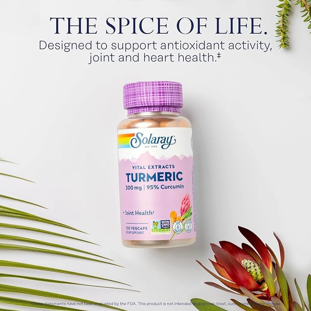 SOLARAY, Turmeric Supplement 300 mg, 120 Vegcaps