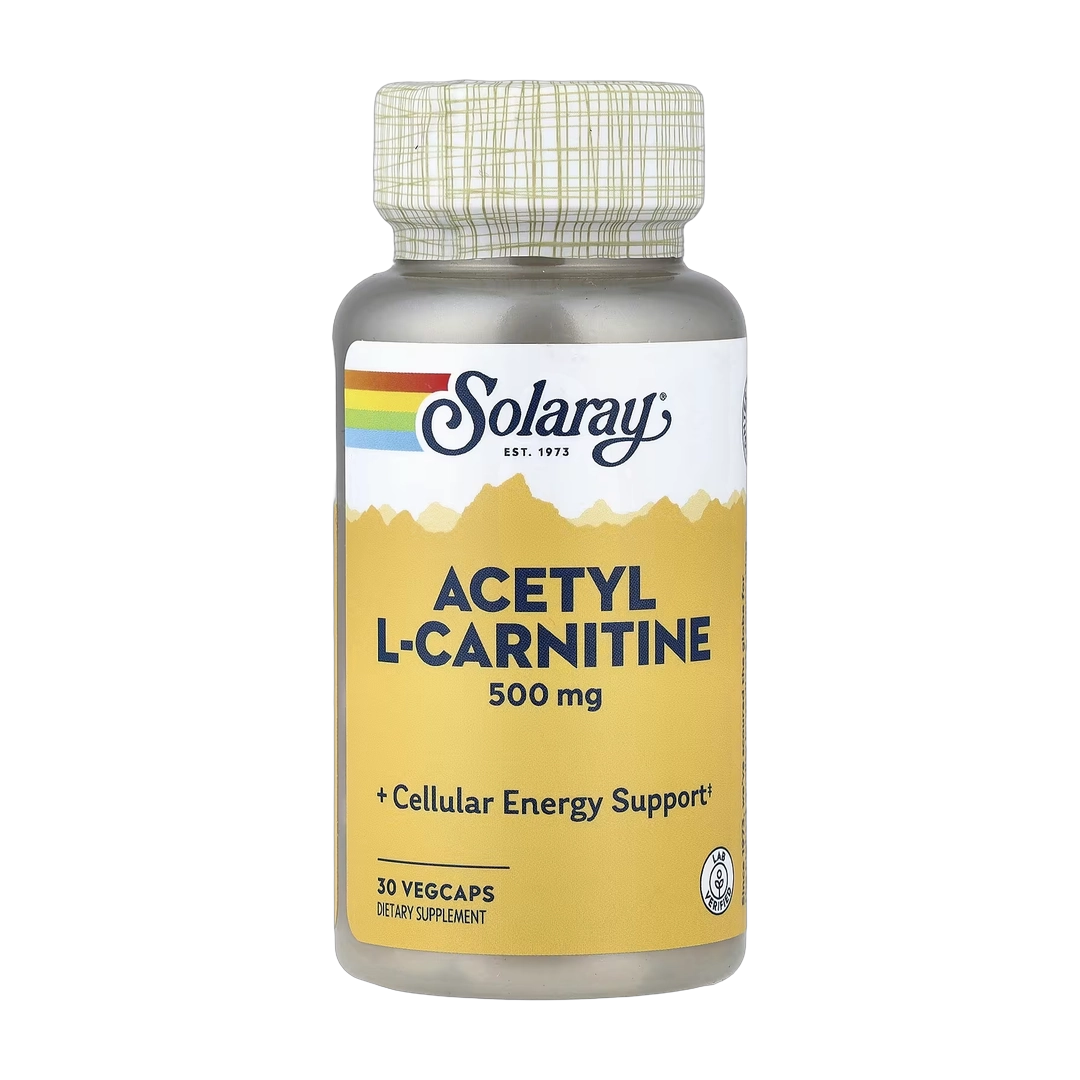 Solaray, Acetyl L-Carnitine , 500 mg, 30 VegCaps