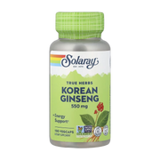 Solaray, True Herbs, Korean Ginseng, 550 mg, 100 VegCaps