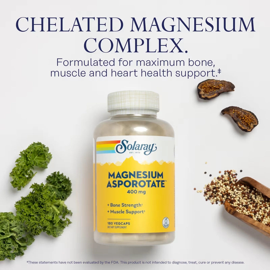 Solaray, Magnesium Asporotate™, 180 VegCaps
