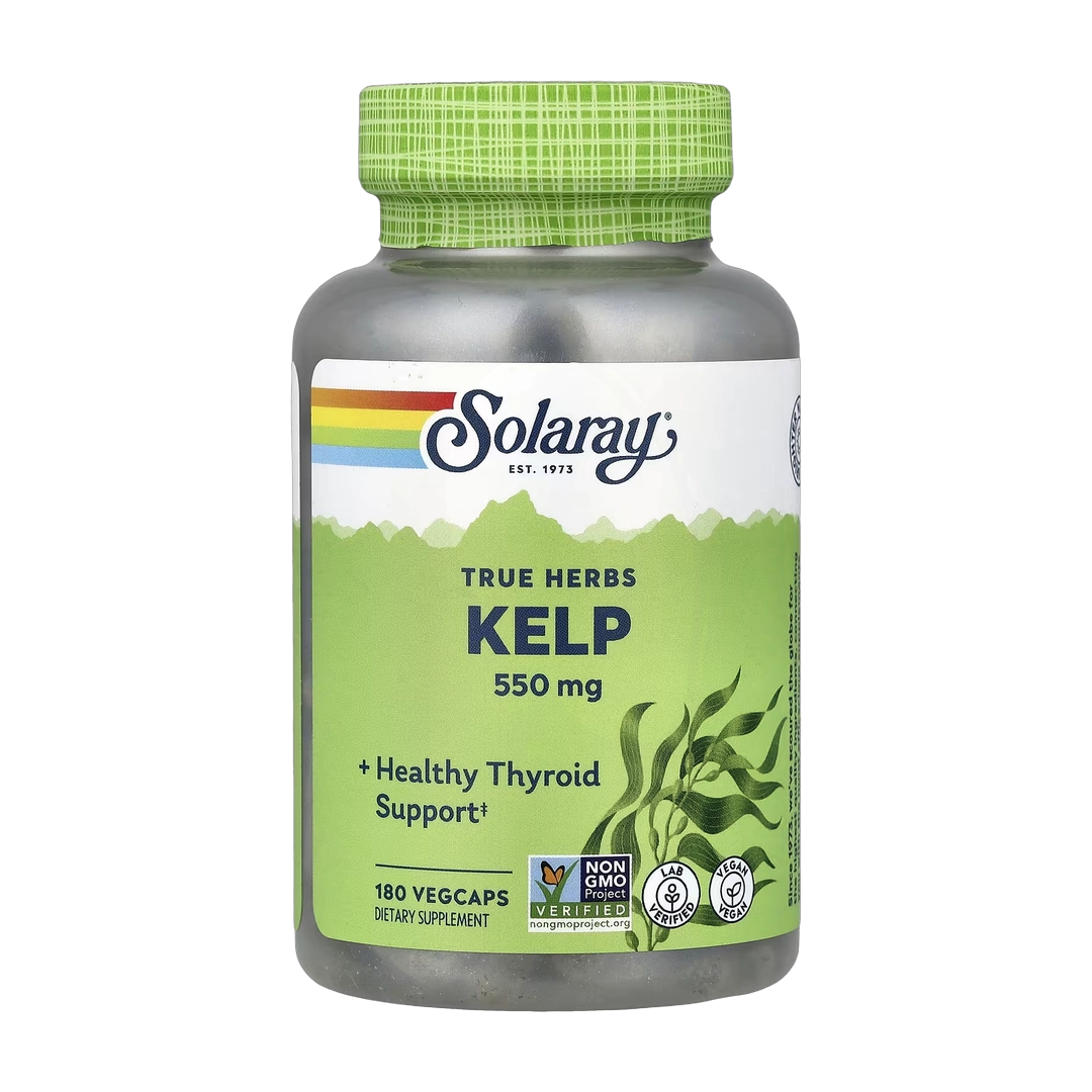 Solaray, True Herbs, Kelp, 550 mg, 180 VegCaps