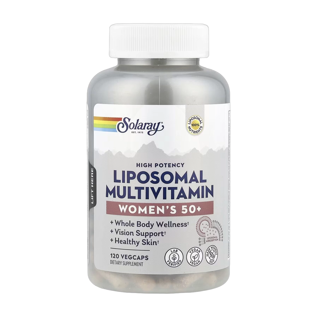 Solaray, High Potency Liposomal Multivitamin, Women's 50+, 120 VegCaps