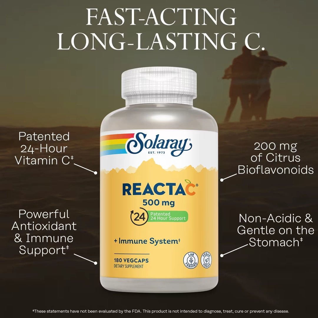 Solaray, Reacta-C®, 180 VegCaps