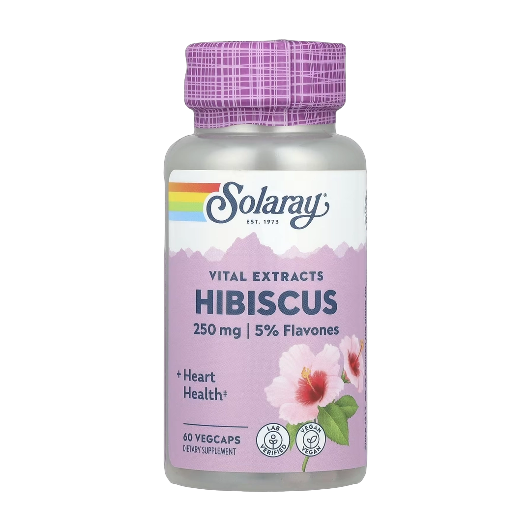 Solaray, Vital Extracts, Hibiscus, 60 VegCaps