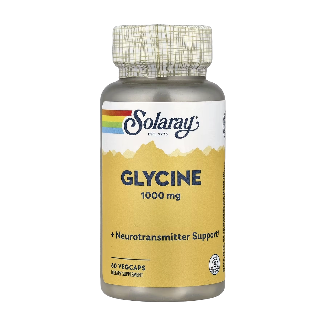 Solaray, Glycine , 1,000 mg , 60 VegCaps