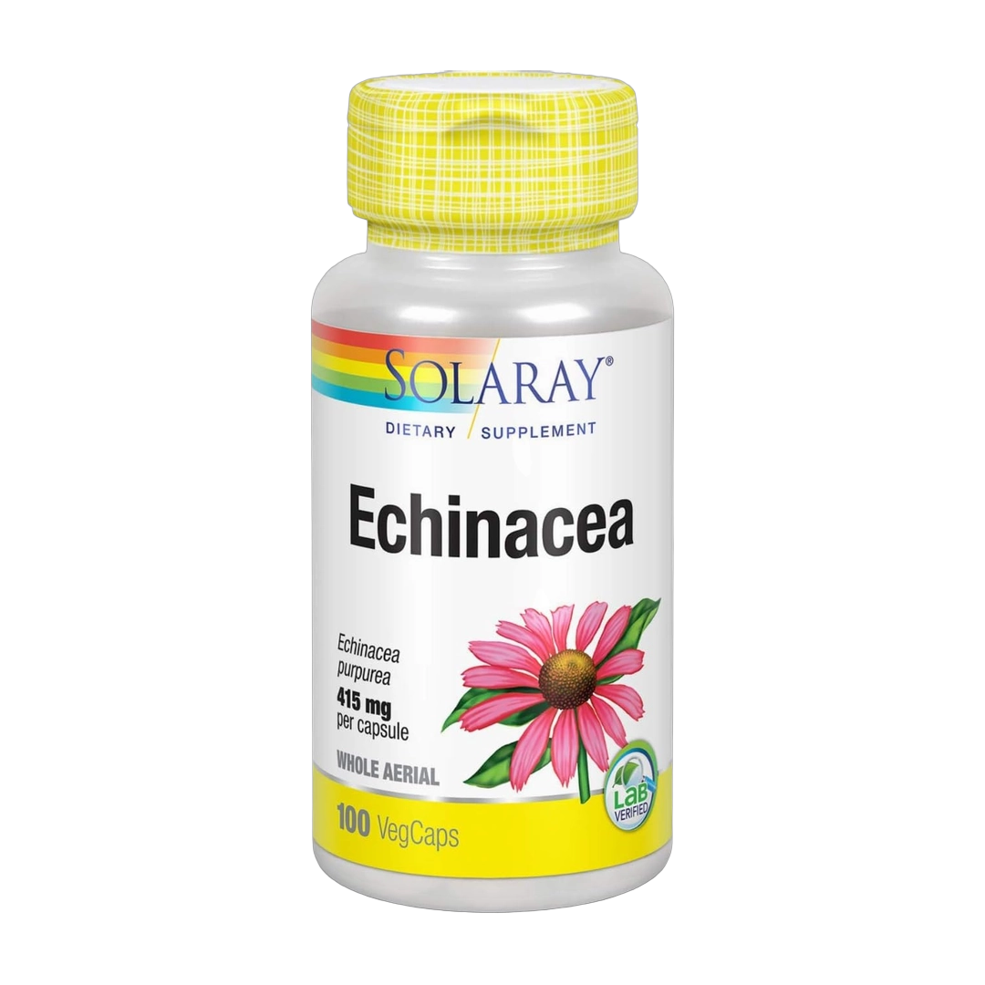SOLARAY, Echinacea Aerial, 100 Veg capsules