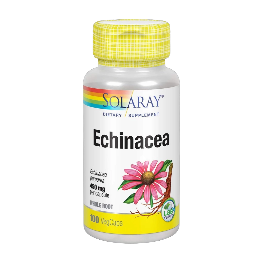 SOLARAY, Echinacea Root, 100 Veg Capsules
