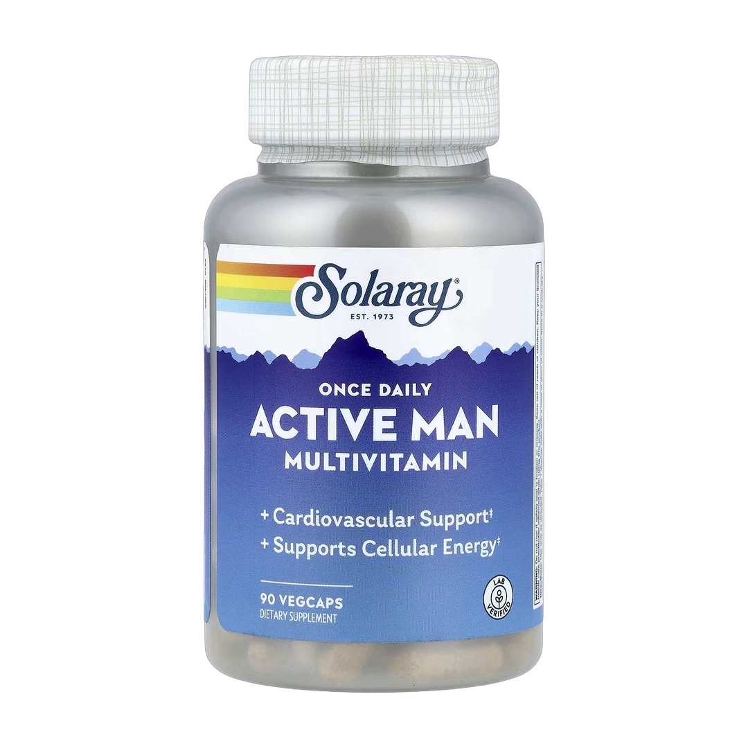 Solaray, Once Daily Active Man Multivitamin, 90 VegCaps