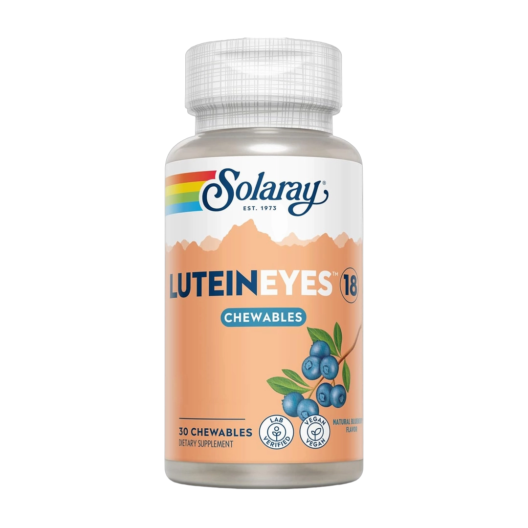 SOLARAY, Chewable Lutein Eyes 18, 30 Chewables