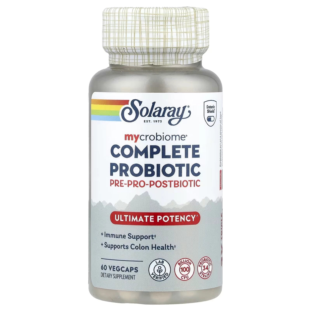 Solaray, Mycrobiome®, Complete Probiotic, Ultimate Potency, 60 VegCaps
