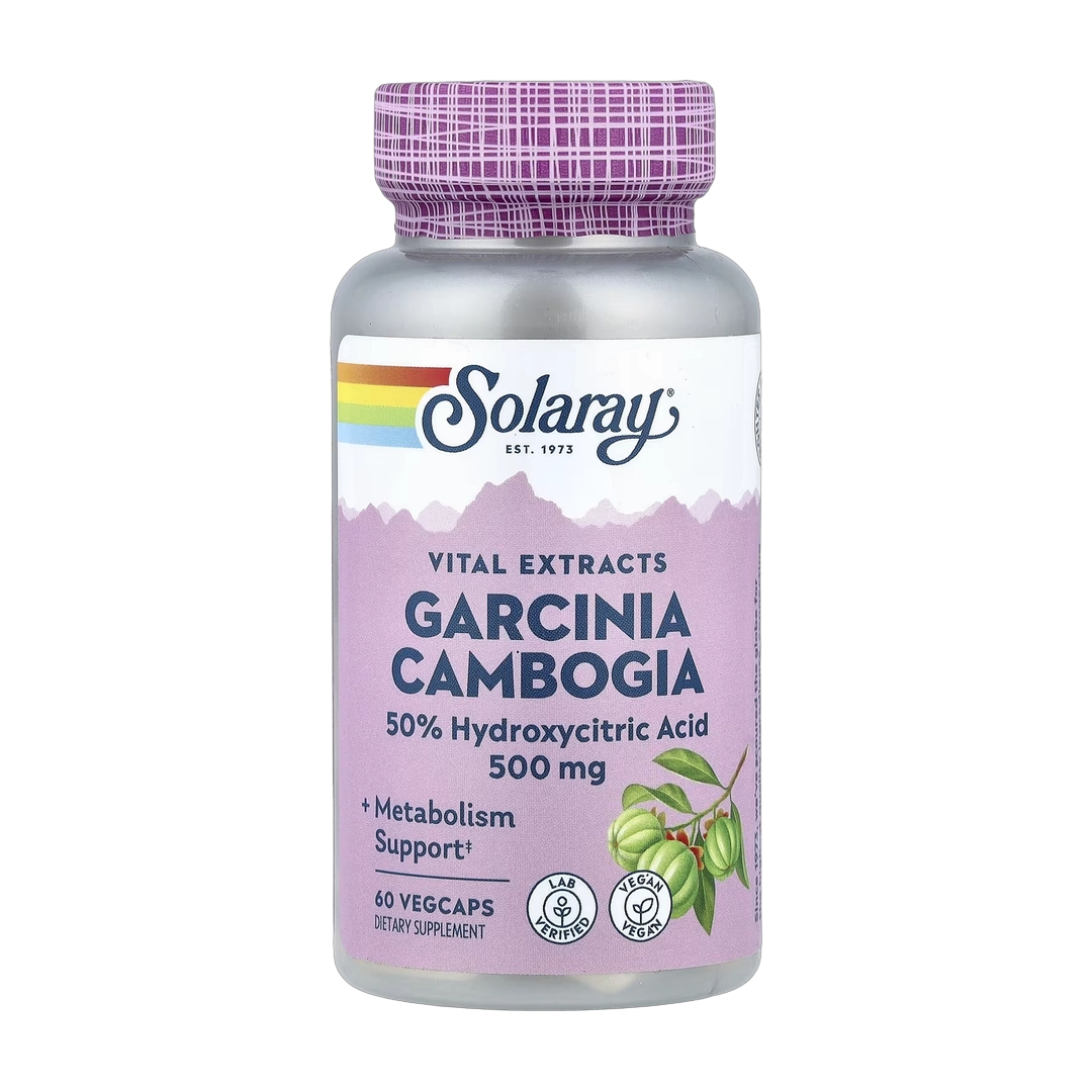 Solaray, Vital Extracts, Garcinia Cambogia, 500 mg, 60 Vegcaps