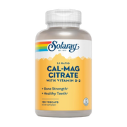 SOLARAY, Calcium Magnesium Citrate with Vitamin D 2, 180 VegCaps