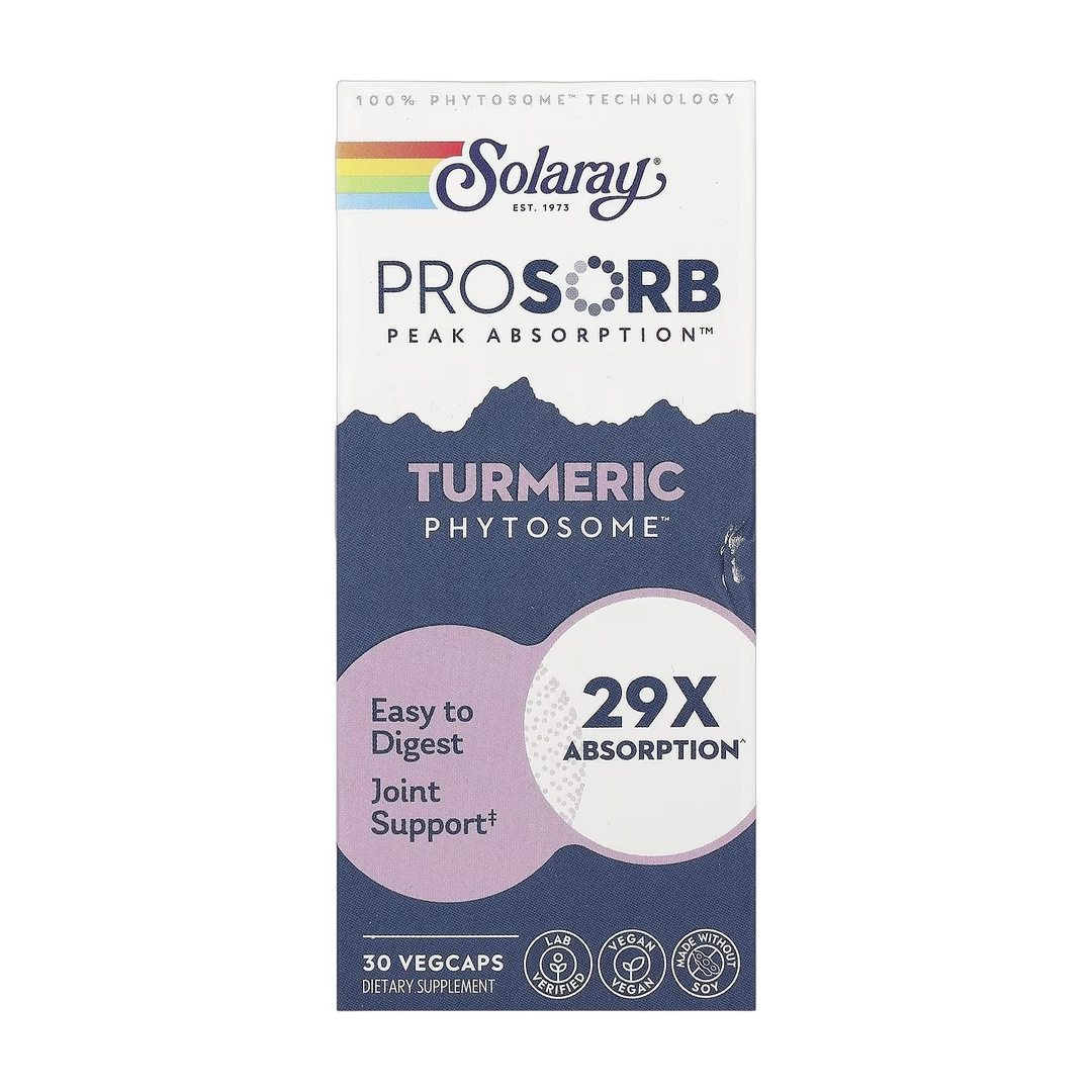 Solaray, Turmeric Phytosome, 500 mg, 30 Vegcaps