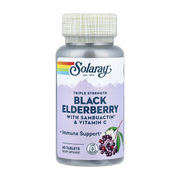 Solaray, Black Elderberry with Sambuactin™ & Vitamin C, 60 Tablets