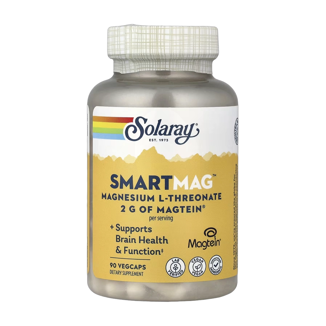 Solaray, SmartMag™ Magnesium L-Threonate, 90 VegCaps