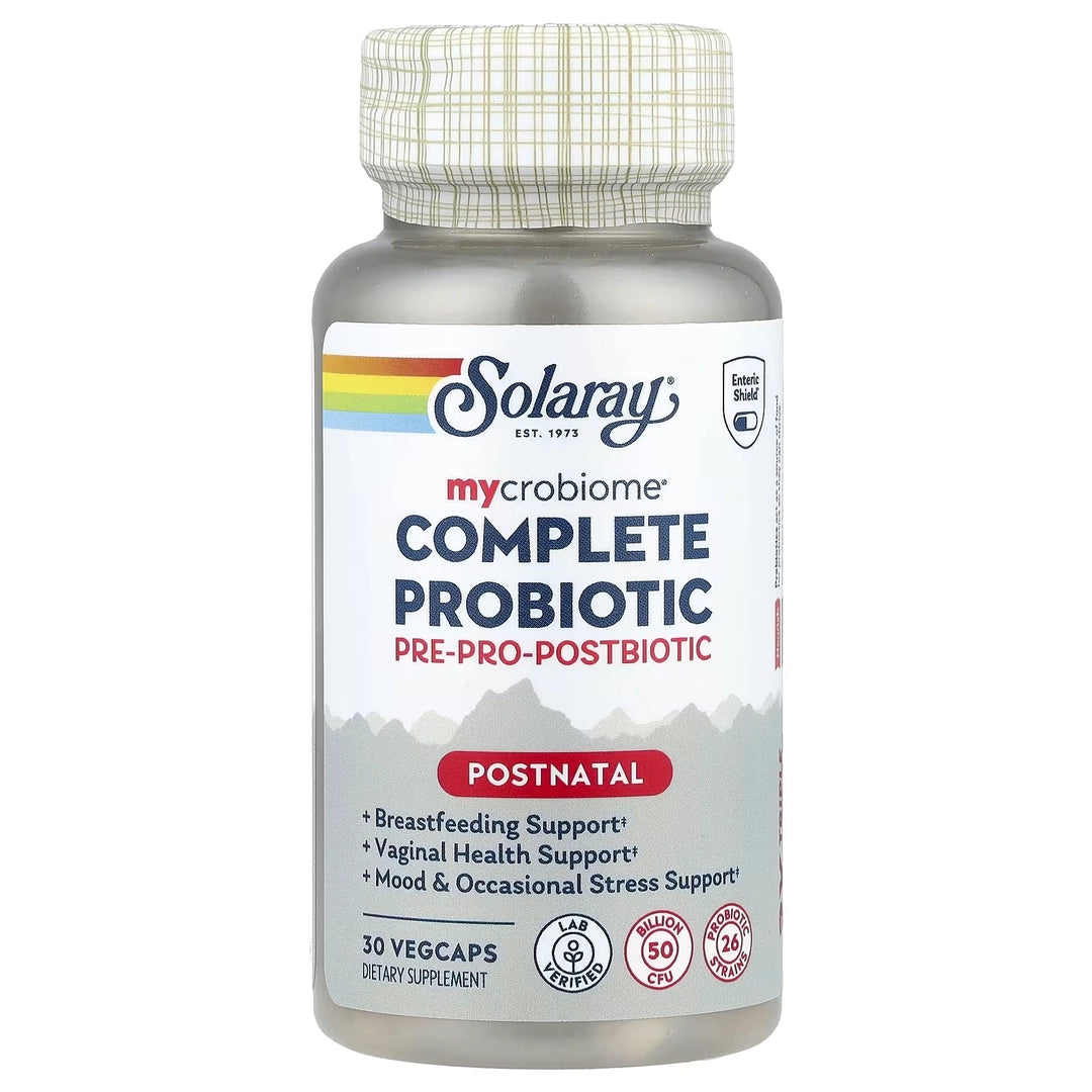 Solaray, Mycrobiome®, Complete Probiotic, Postnatal, 30 VegCaps