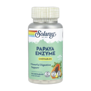 Solaray, Papaya Enzyme, Natural Pineapple, 90 Chewables