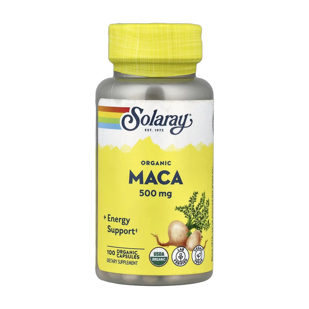 Solaray, Organic Maca, 500 mg, 100 Organic Capsules
