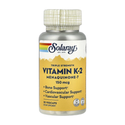 Solaray, Triple Strength, Vitamin K-2 Menaquinone-7, 150 mcg, 30 VegCaps