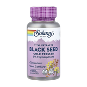 Solaray, Vital Extracts, Black Seed, Cold Pressed, 60 Vegan Softgels