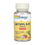Solaray, Methyl B-12 Lemon 5000 Mcg, 60 Lozenges
