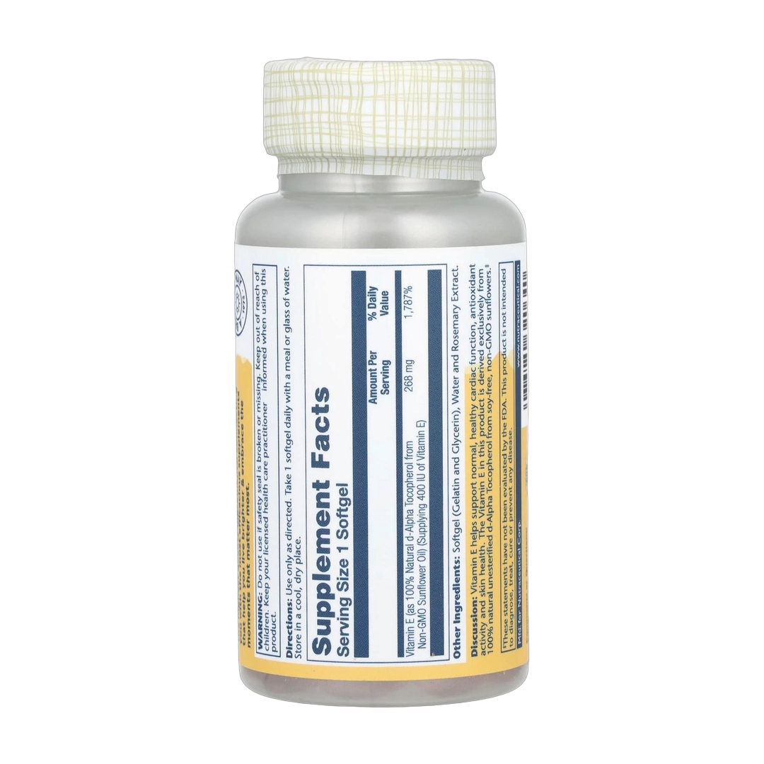 Solaray, Super Bio E, 60 Softgels