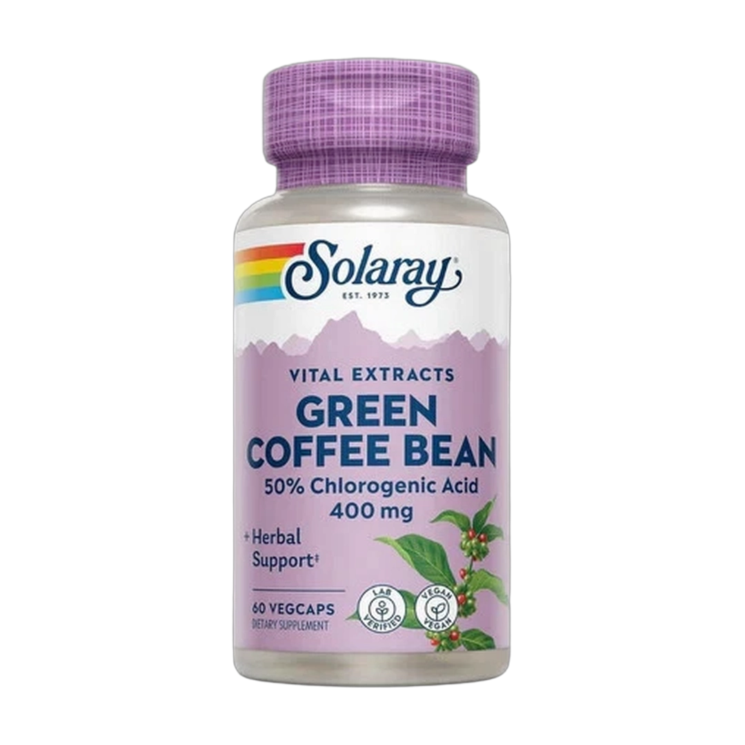 SOLARAY, Green Coffee Bean Extract, 400mg, 60 VegCap