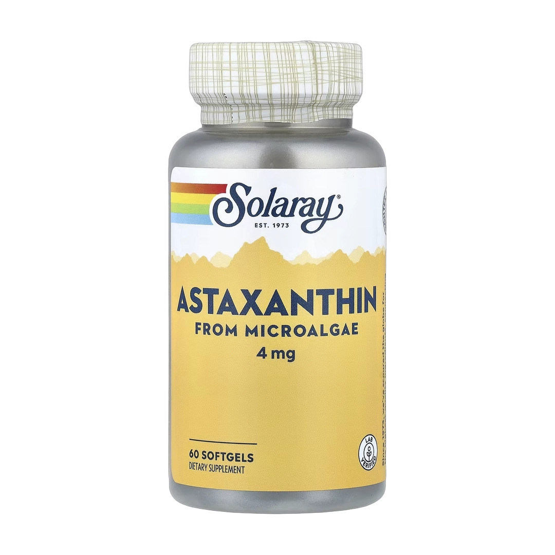 Solaray, Astaxanthin, 4 mg, 60 Softgels