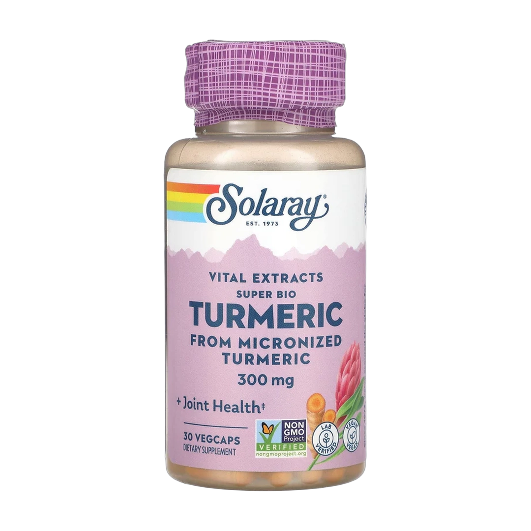 Solaray, Vital Extracts Super Bio Turmeric, 300 mg, 30 VegCaps