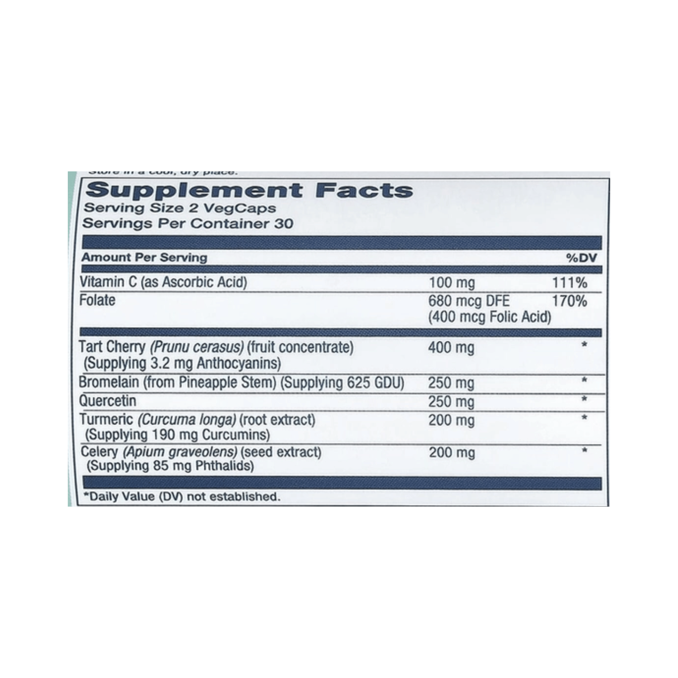 Solaray, Total Cleanse, Uric Acid, 60 VegCaps supplement facts label showing ingredients, vitamins, minerals, and serving information
