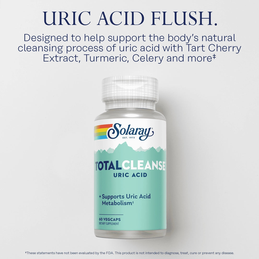 Solaray, Total Cleanse, Uric Acid, 60 VegCaps lifestyle image