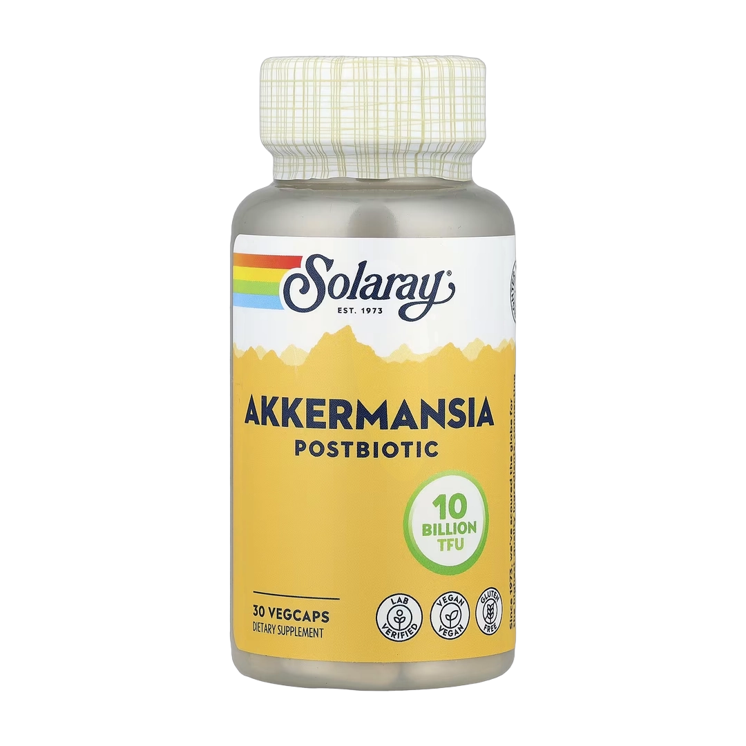 Solaray, Akkermansia Postbiotic, 10 Billion TFU, 30 VegCaps