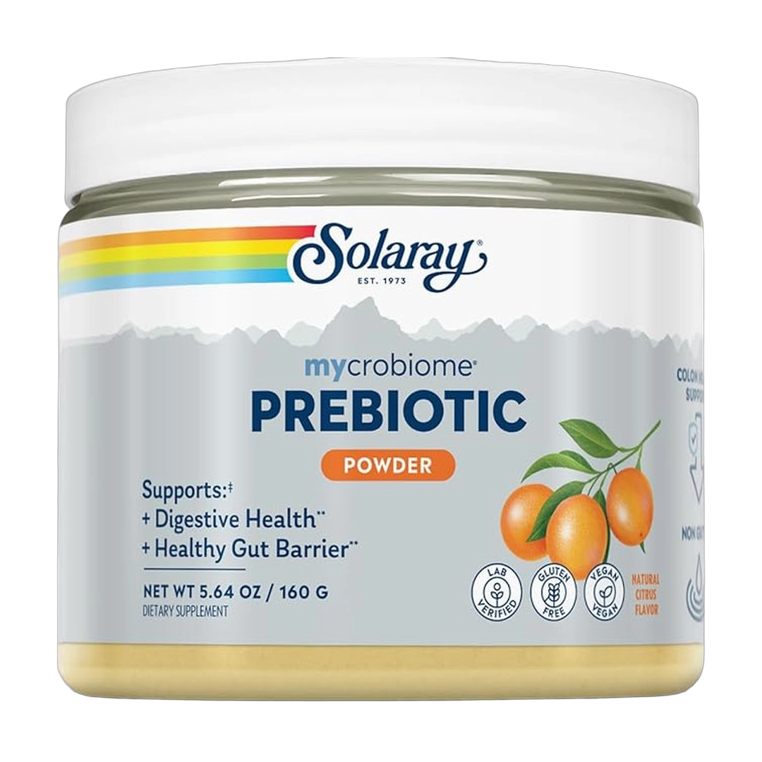 SOLARAY, Mycrobiome Prebiotic Powder, 5.64 OZ