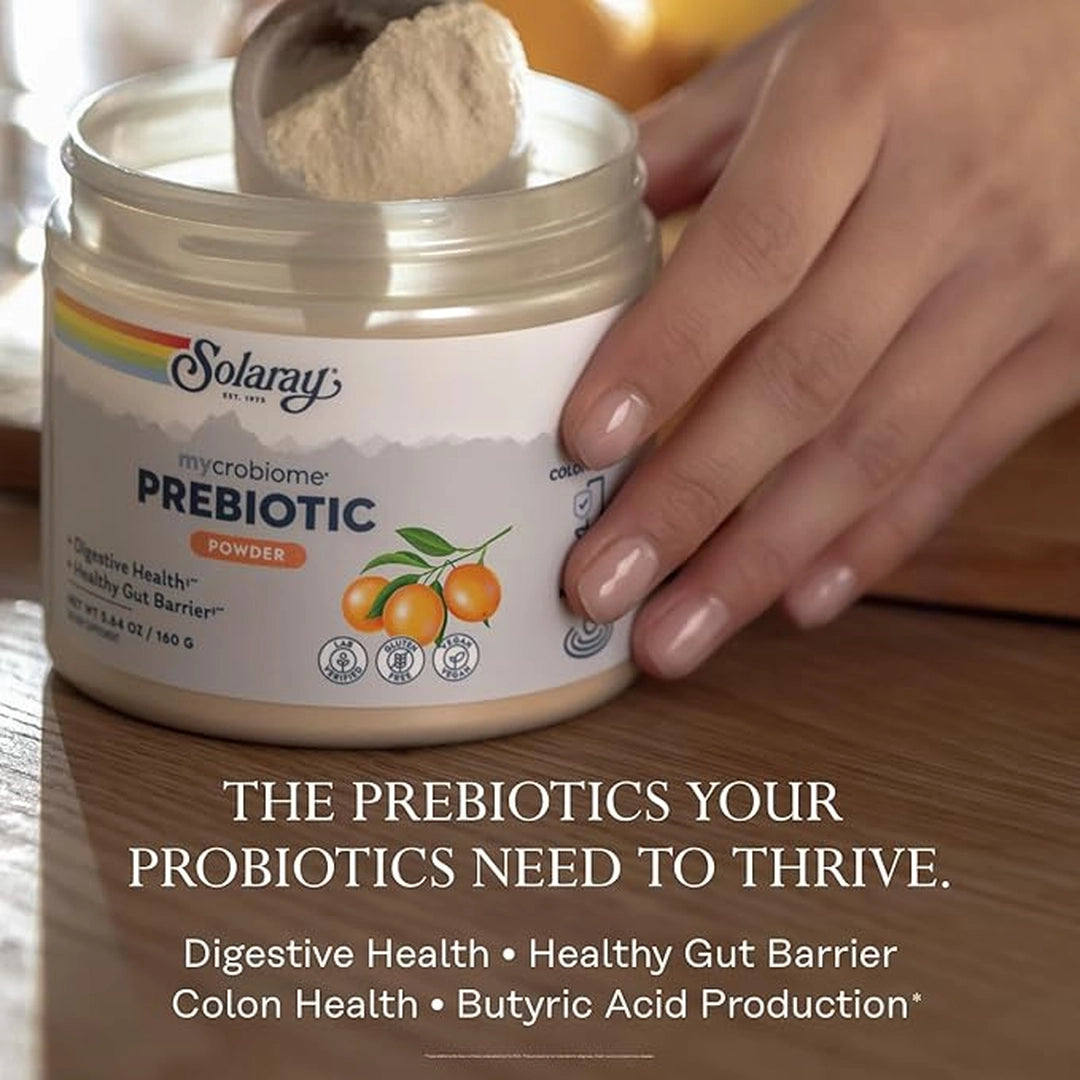 SOLARAY, Mycrobiome Prebiotic Powder, 5.64 OZ