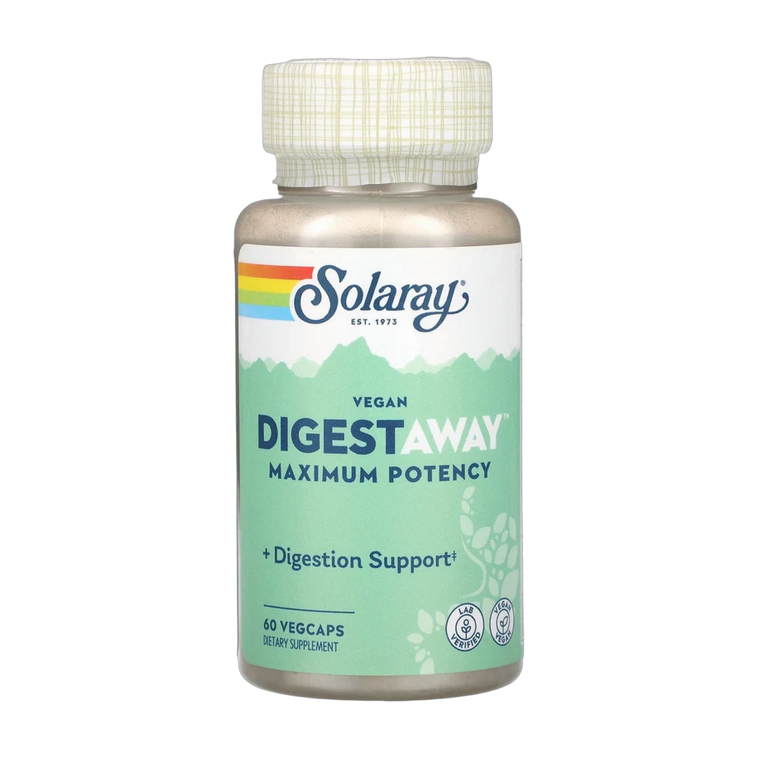 Solaray, Vegan Digestaway, Maximum Potency, 60 VegCaps