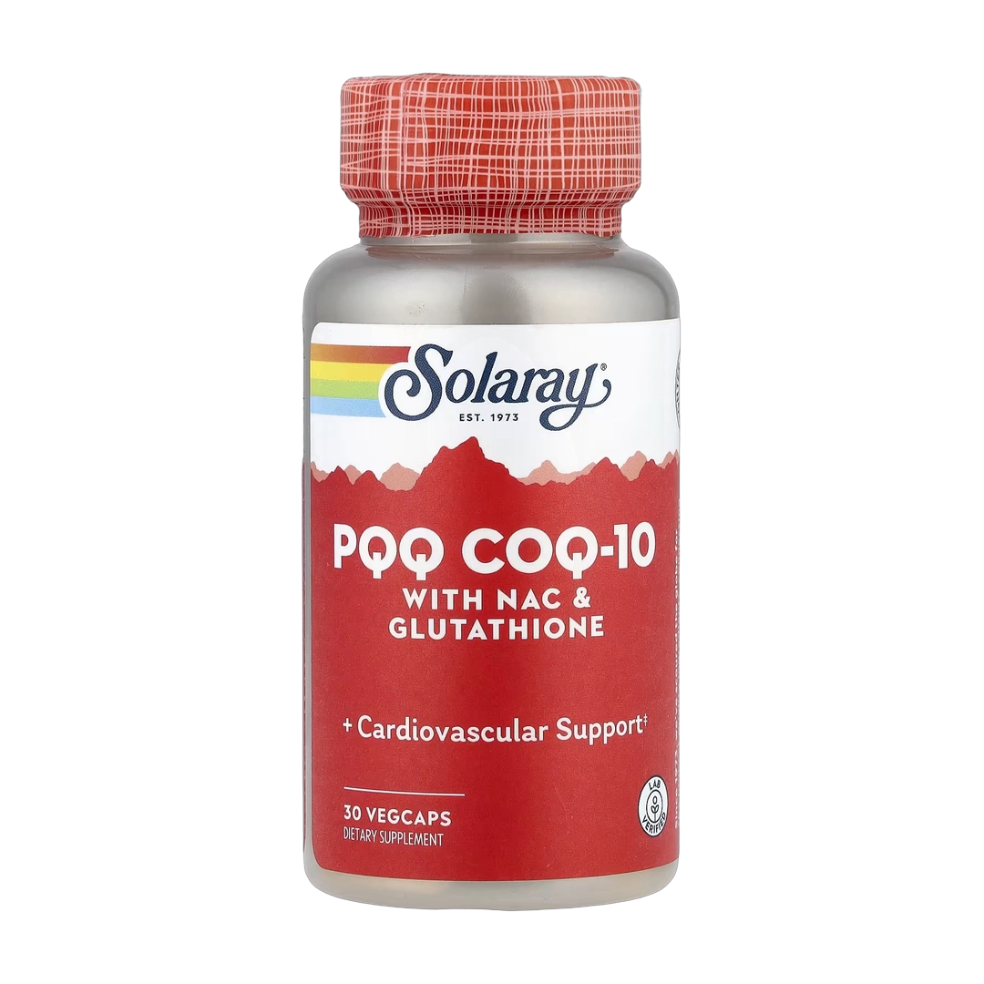 Solaray, PQQ CoQ-10 with NAC & Glutathione, 30 VegCaps