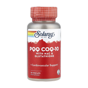 Solaray, PQQ CoQ-10 with NAC & Glutathione, 30 VegCaps