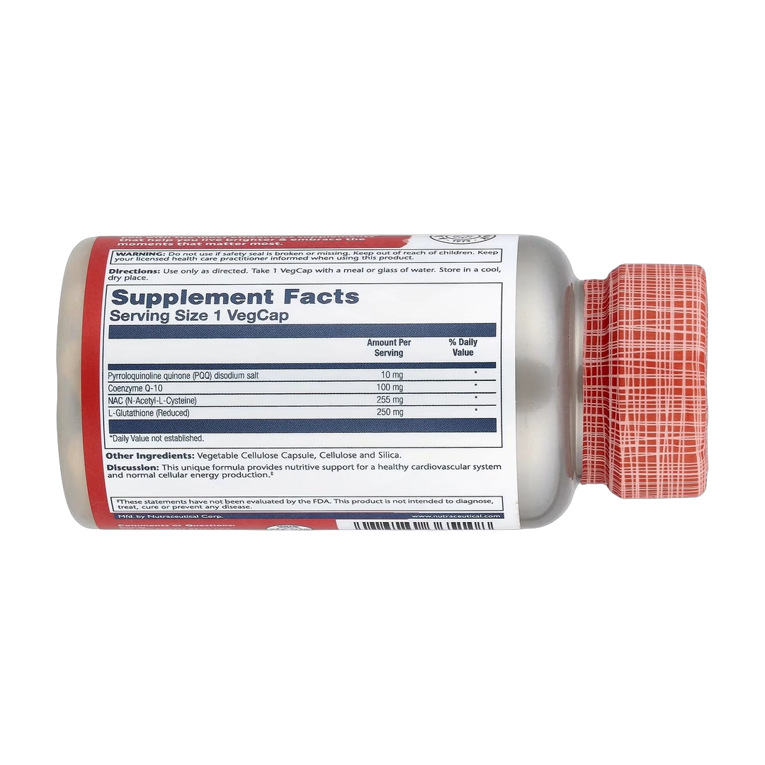 Solaray, PQQ CoQ-10 with NAC & Glutathione, 30 VegCaps