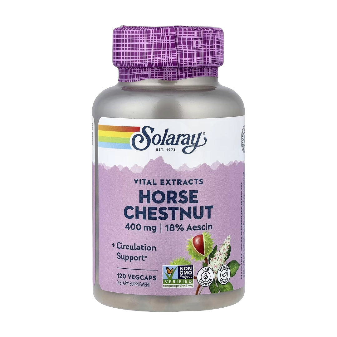 Solaray, Vital Extracts, Horse Chestnut , 400 mg, 120 VegCaps