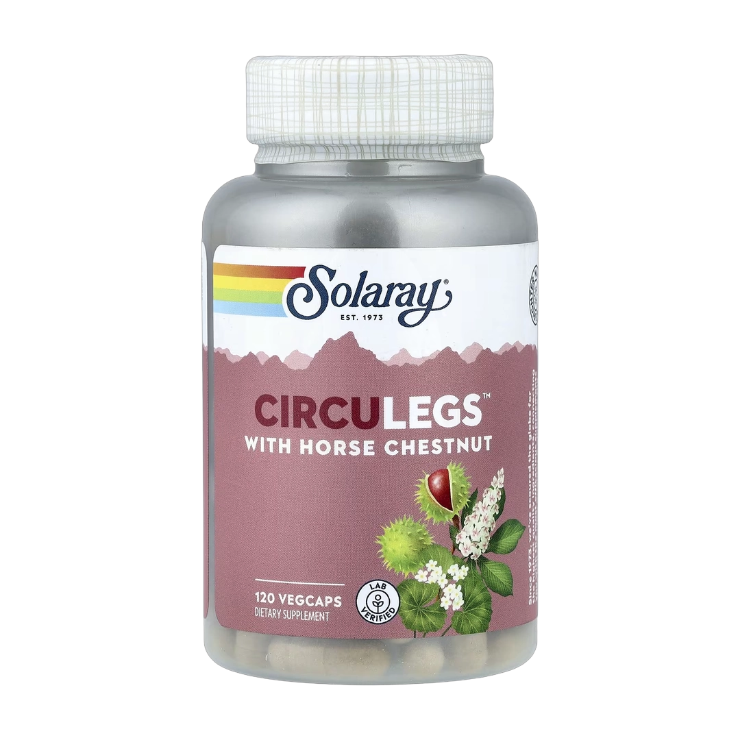 Solaray, CircuLegs™ with Horse Chestnut, 120 VegCaps
